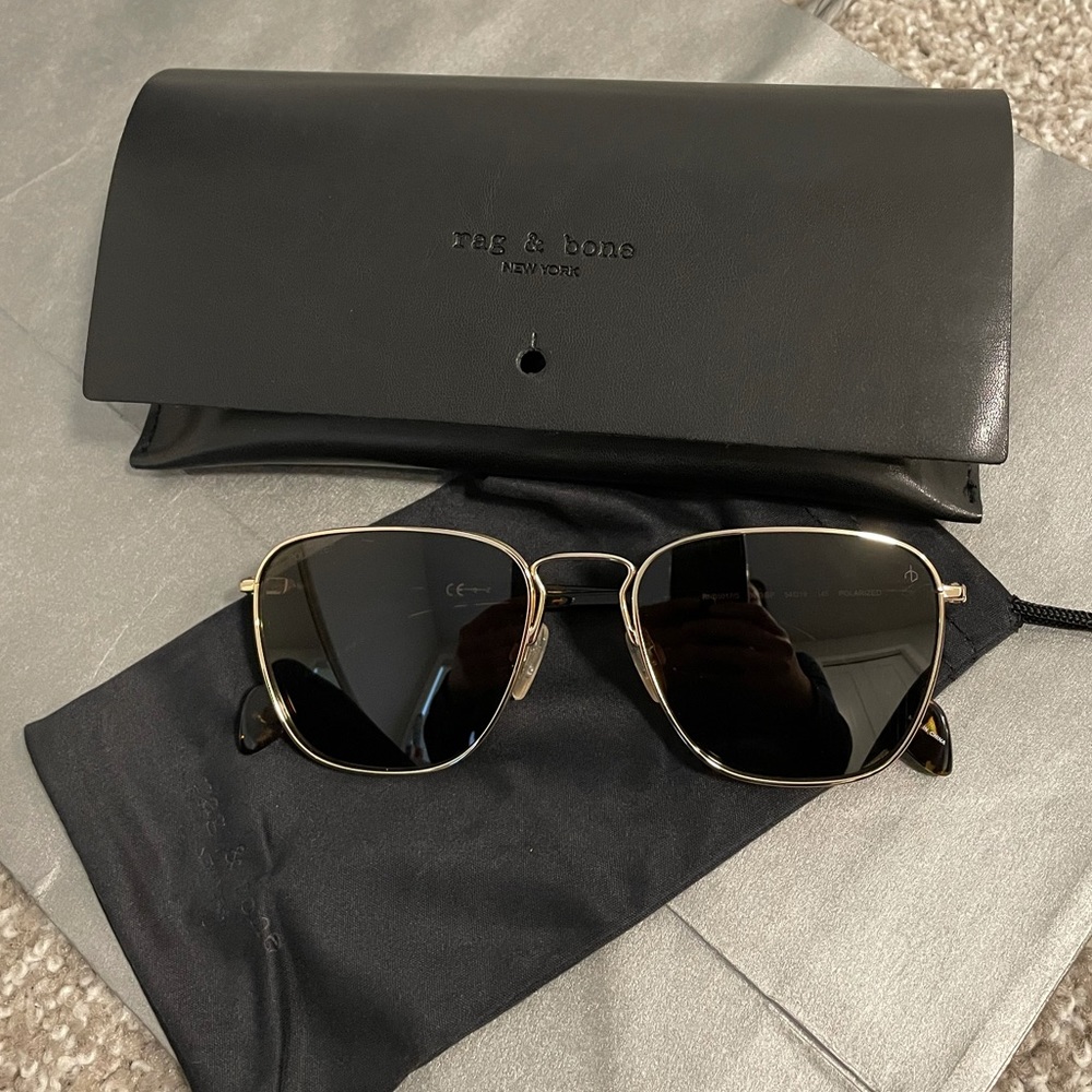 Rag & Bone Aviator Sunglasses
